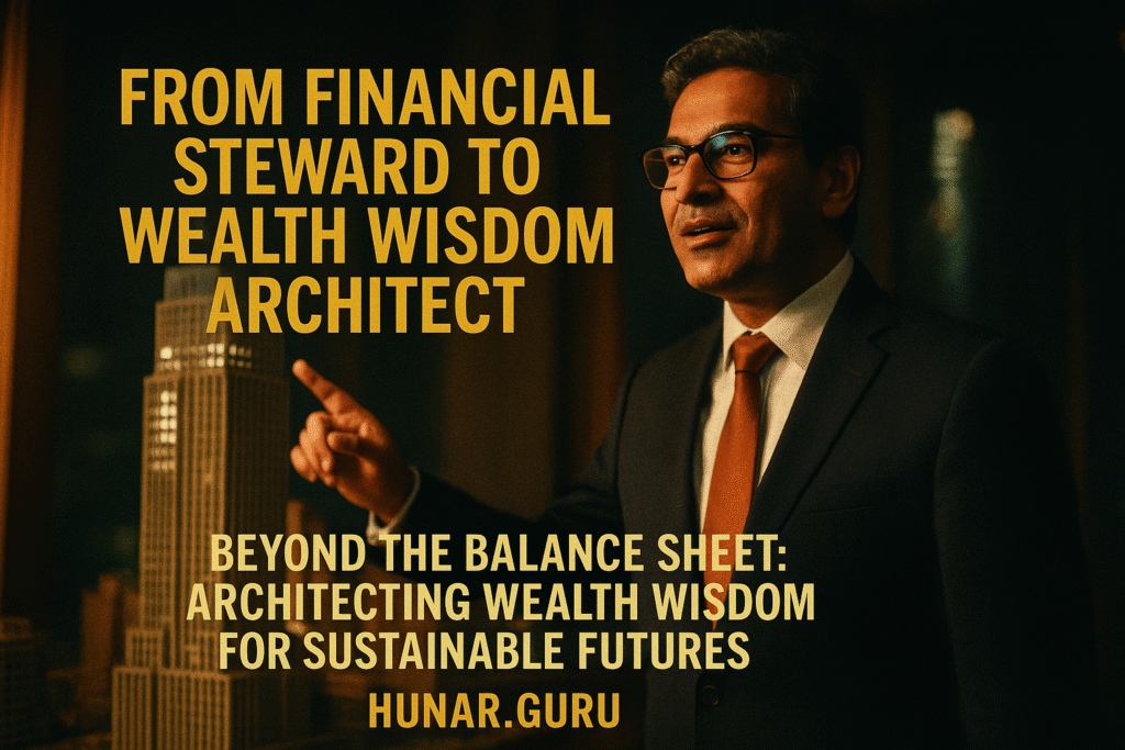 From Financial Steward to Wealth Wisdom Architect: Building Sustainable Futures