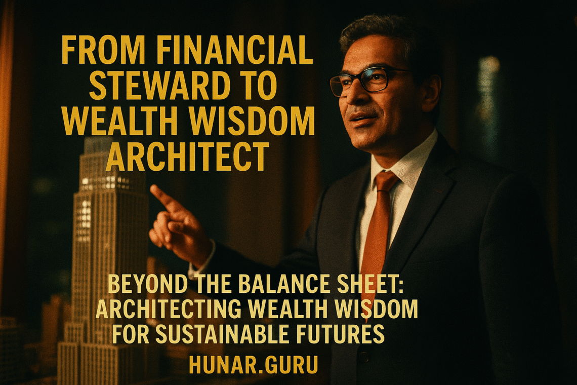 From Financial Steward to Wealth Wisdom Architect: Building Sustainable Futures
